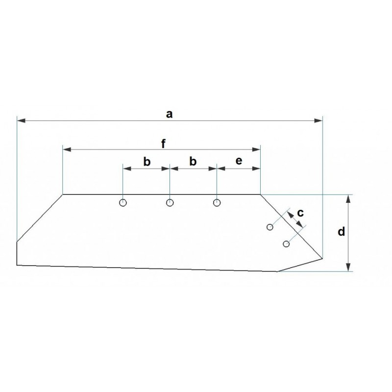 LEMIESZ UV-WSM 43L  lewy PŁUG KM AKPIL