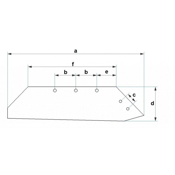 LEMIESZ UV-WSM 43L  lewy PŁUG KM AKPIL