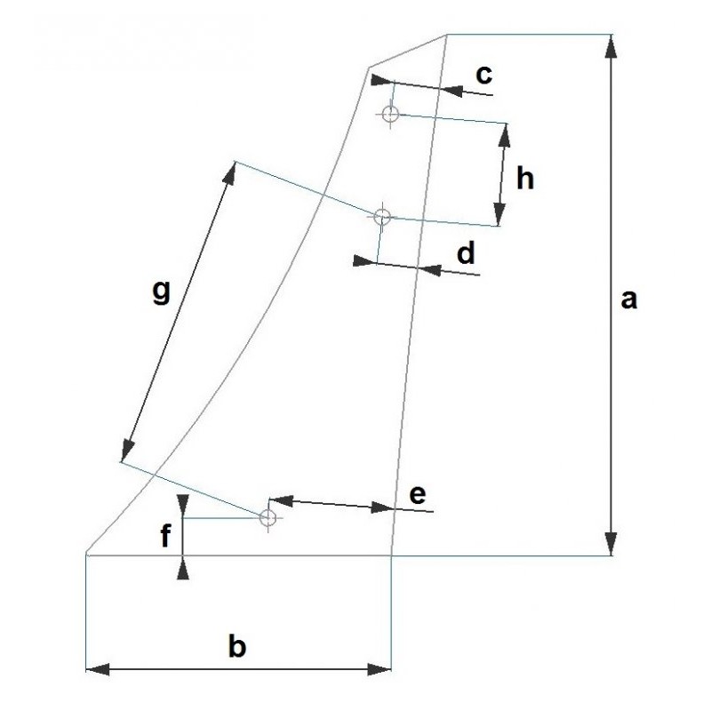 PIERŚ ODKŁADNIC PŁUGÓW Z SERII KM [KM-L] LEWA