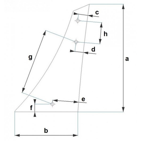 PIERŚ ODKŁADNIC PŁUGÓW Z SERII KM [KM-L] LEWA