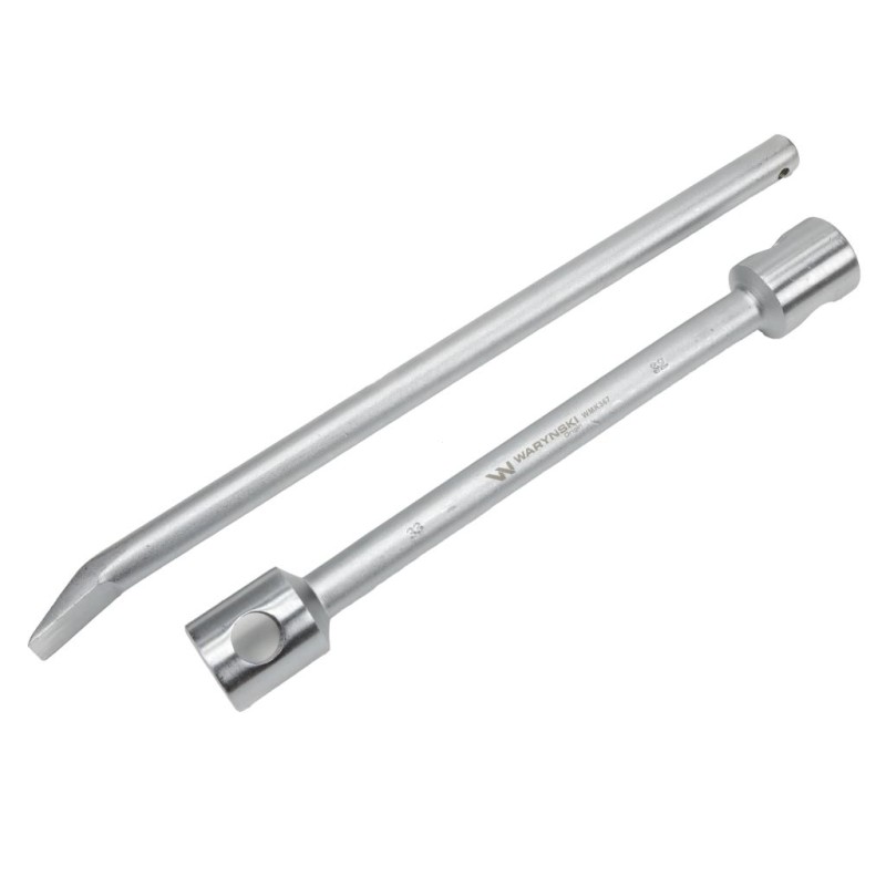Klucz do kół , 395 mm długości rozmiar 32X33 mm z łyżką, do prac montażowych i demontażowych w mechanice , War