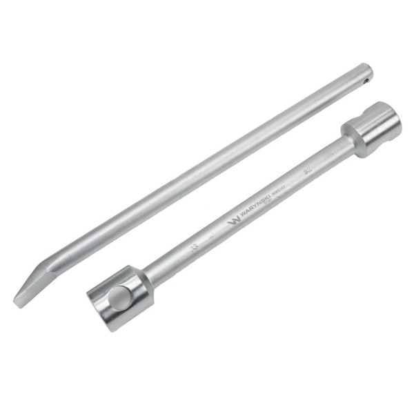 Klucz do kół , 395 mm długości rozmiar 32X33 mm z łyżką, do prac montażowych i demontażowych w mechanice , War