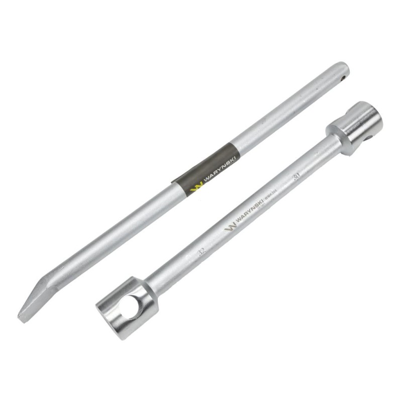Klucz do kół , 395 mm długości rozmiar 30x32 mm z łyżką, do prac montażowych i demontażowych w mechanice , War