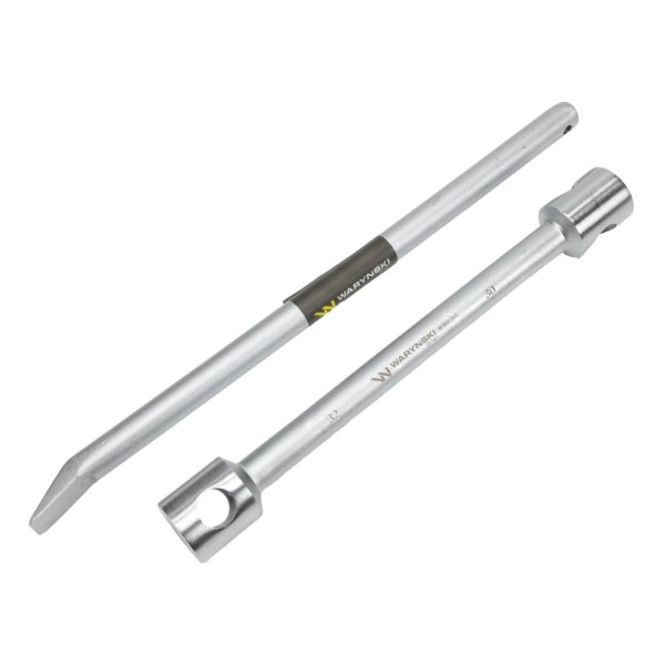 Klucz do kół , 395 mm długości rozmiar 30x32 mm z łyżką, do prac montażowych i demontażowych w mechanice , War