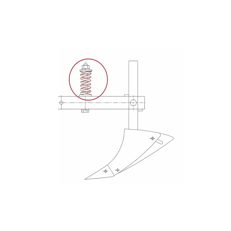 SPRĘŻYNA ZAWIESZENIA SADZARKI  "PLANTER" AKPIL