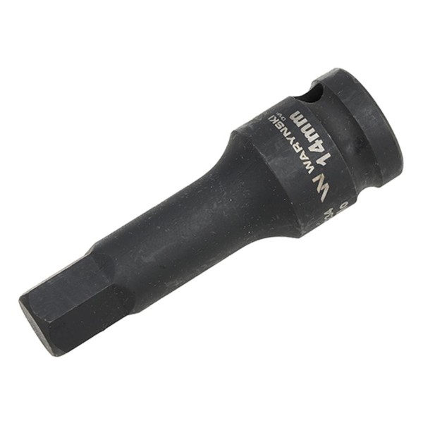 Nasadka udarowa 1 2 , imbusowa 14mm hex H14 ze stali CrMo, Waryński