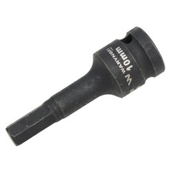 Nasadka udarowa 1 2 , imbusowa 10mm hex H10 ze stali CrMo, Waryński