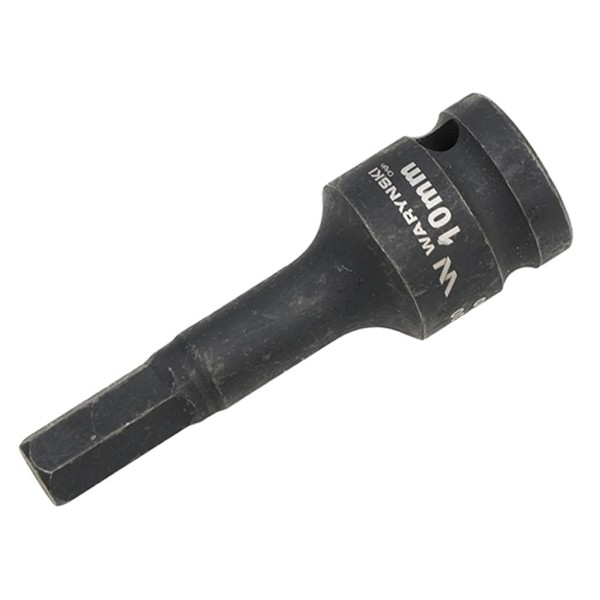 Nasadka udarowa 1 2 , imbusowa 10mm hex H10 ze stali CrMo, Waryński