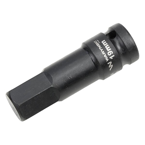 Nasadka udarowa 1 2 , imbusowa 19mm hex H19 ze stali CrMo, Waryński