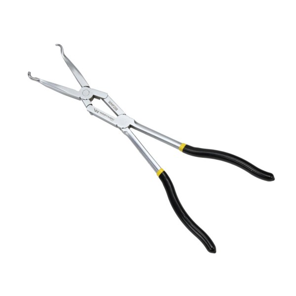 Szczypce przegubowe, z krótkimi hakowymi końcówkami bardzo długie, Waryński