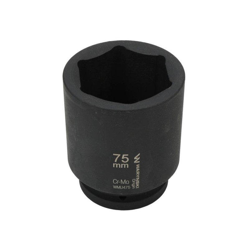 Nasadka udarowa, sześciokątna 1 bardzo długa 75mm CrMo d 125mm, Waryński
