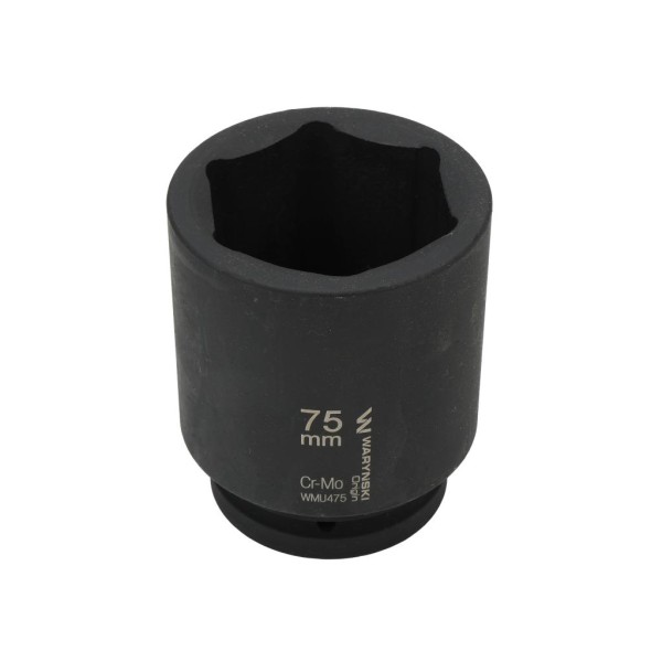 Nasadka udarowa, sześciokątna 1 bardzo długa 75mm CrMo d 125mm, Waryński