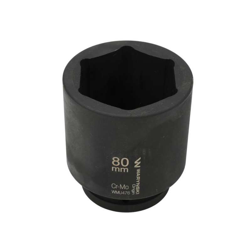 Nasadka udarowa, sześciokątna 1 bardzo długa 80mm CrMo d 125mm, Waryński