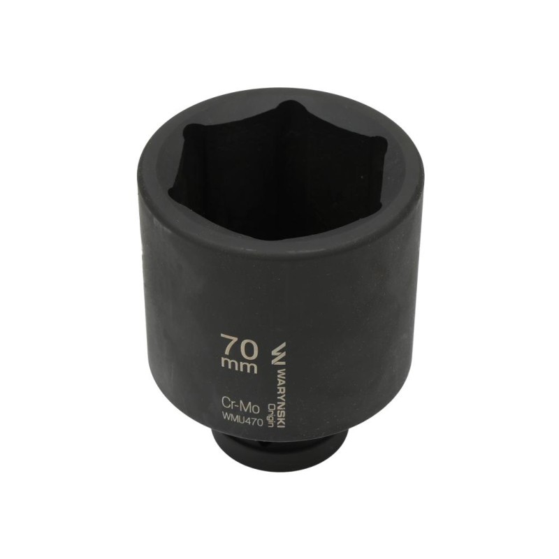 Nasadka udarowa, sześciokątna 1 bardzo długa 70mm CrMo d 125mm, Waryński