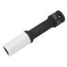 Nasadka udarowa, 1 2 ze stali CrMo 17mm długa 150mm z osłoną z tworzywa do felg aluminiowych