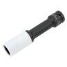 Nasadka udarowa, 1 2 ze stali CrMo 21mm długa 150mm z osłoną z tworzywa do felg aluminiowych